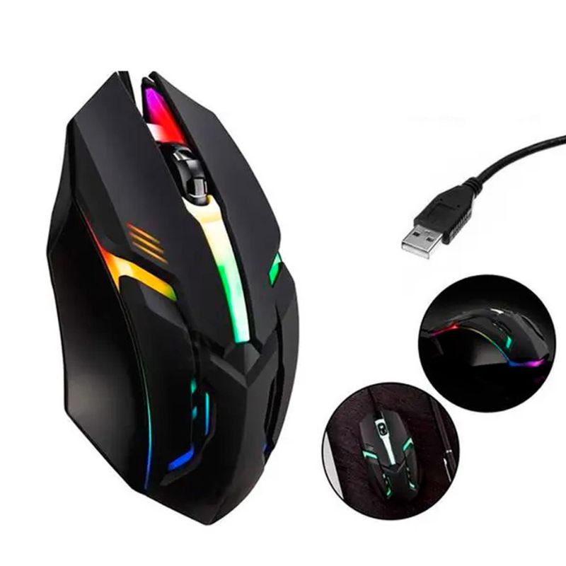 Mouse Gamer USB Led - Imagem 5