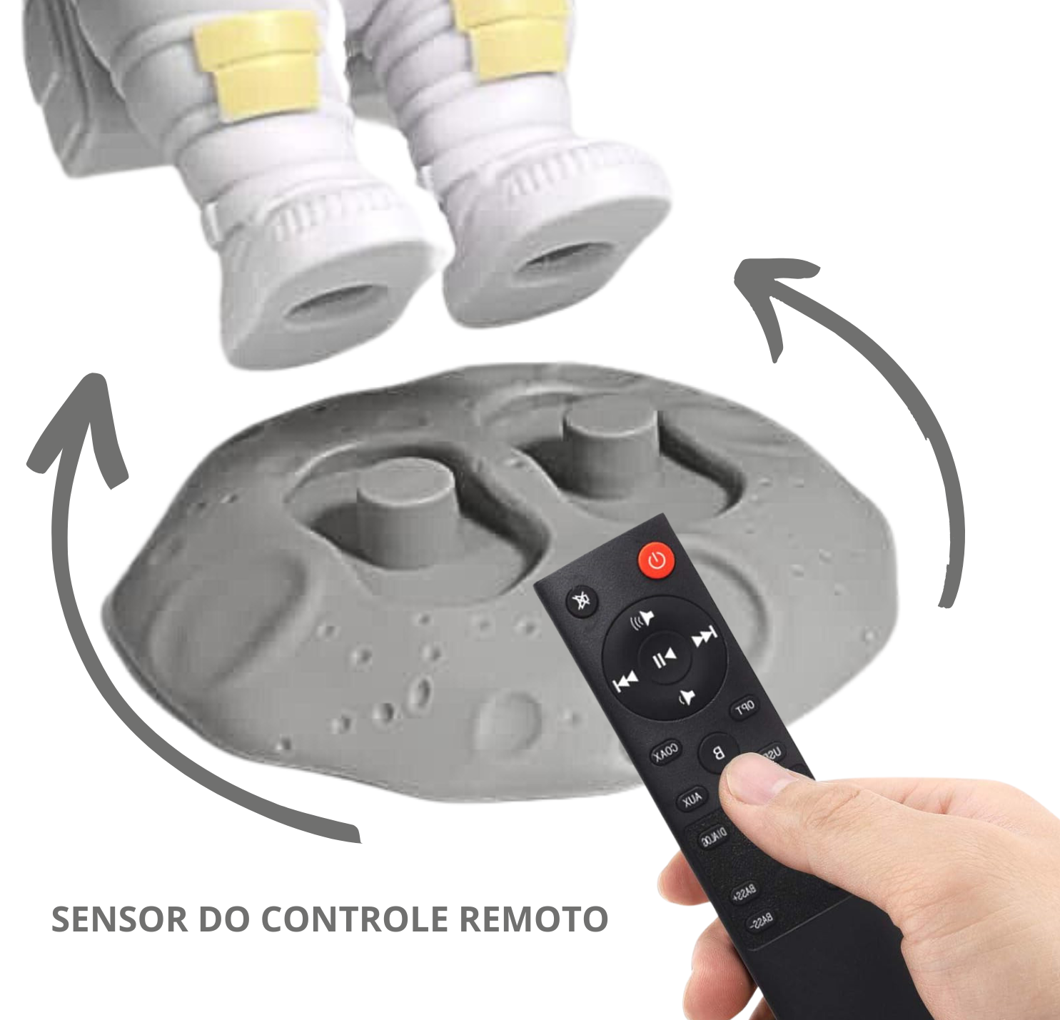 Astronauta Luminária Projetor De Luz - Imagem 3